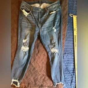 Judy blue jeans 22W cropped fit